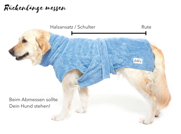 Dogstorys-Lilli Bademantel-Pflege